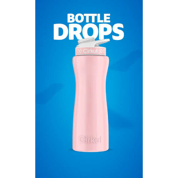 Limited Edition: 22oz. Blush Pink Stainless Steel Bottle & Lid - Image 2