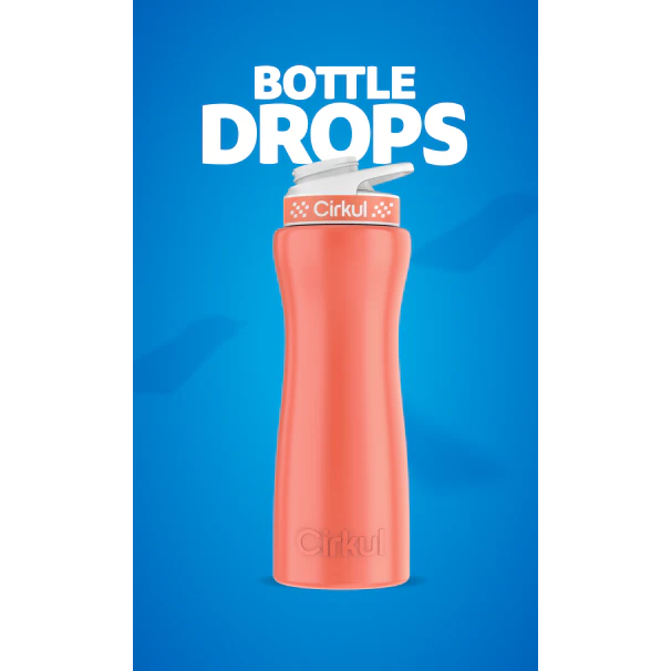 Limited Edition: 22oz. Coral Stainless Steel Bottle & Lid - Image 2
