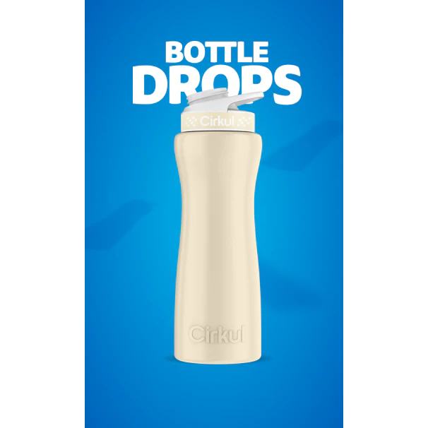 Limited Edition: 22oz. Cream Stainless Steel Bottle & Lid - Image 2