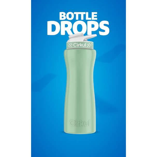 Limited Edition: 22oz. Mint Green Stainless Steel Bottle & Lid - Image 2